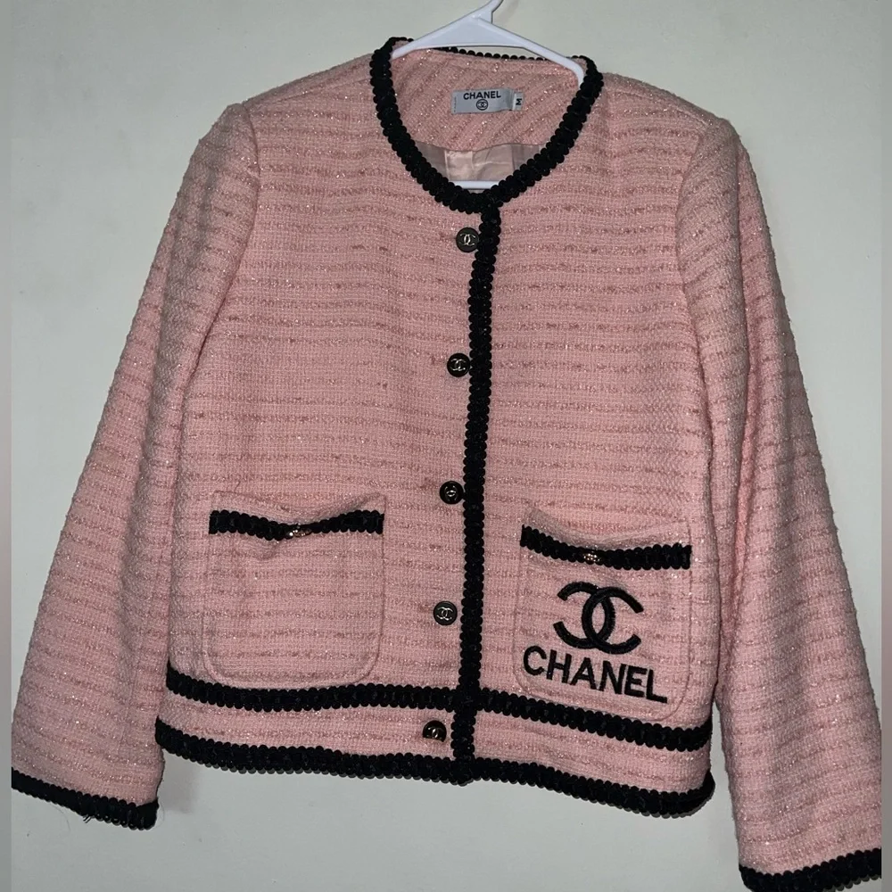 Vintage fashion   Embroidered Tweed Jacket - Picture 4 of 13